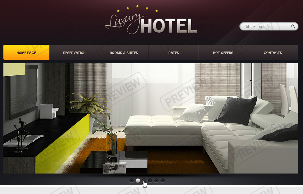 thiết kế website giá rẻ - website khách sạn