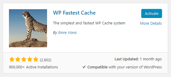 Plugin cache