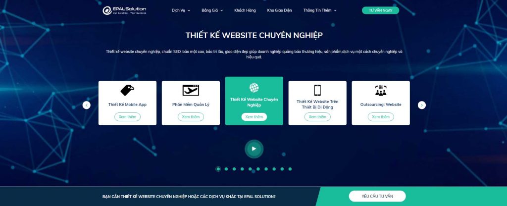 Công ty thiết kế website epal solution